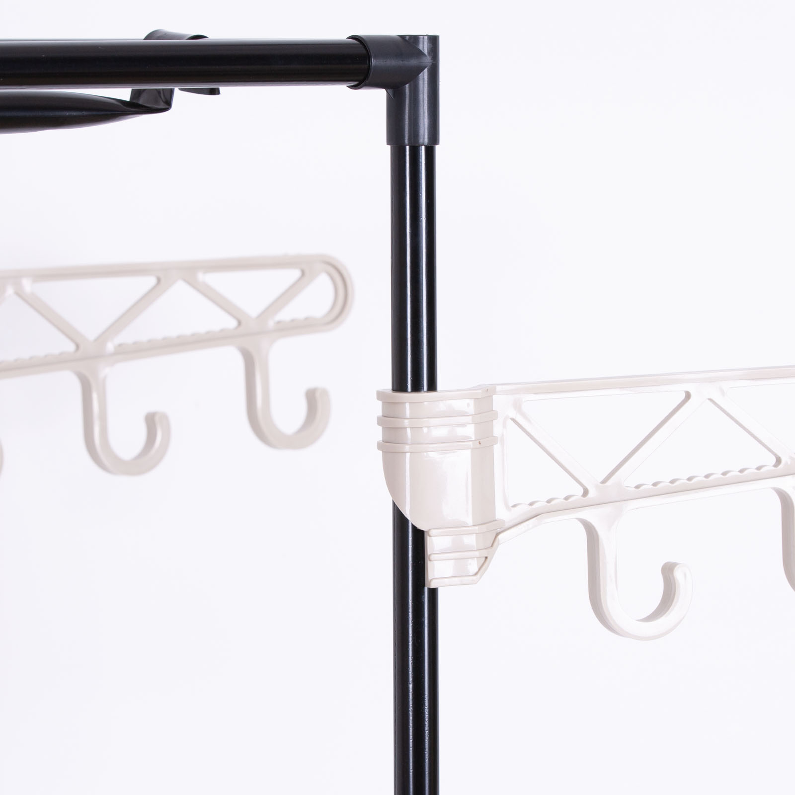 Kleiderständer Garderobenwagen Höhenverstellbar Wäscheständer Metall